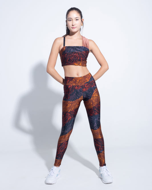 Legging Paisley Bronze